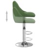 Tabouret de bar Vert foncé Velours 627388627388
