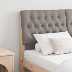 Tête de lit capitonnée Taupe 150 cm Pin massif 627389627389