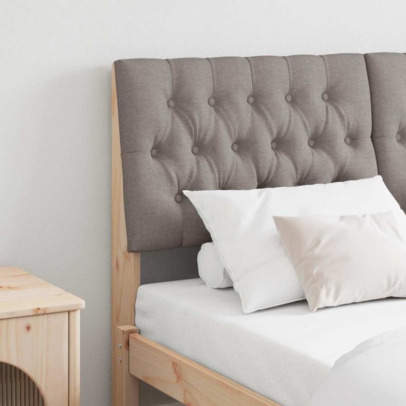Tête de lit capitonnée Taupe 150 cm Pin massif 627389627389