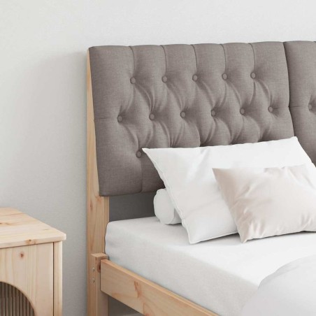 Tête de lit capitonnée Taupe 150 cm Pin massif 627389627389
