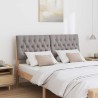 Tête de lit capitonnée Taupe 150 cm Pin massif 627389627389