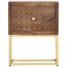 Table de chevet 40 x 30 x 50 cm Bois de manguier massif 627390627390