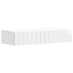 Table d'appoint murale Blanc brillant 87,5 x 34,5 x 17 cm 627394627394