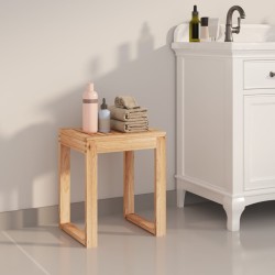 Tabouret de salle de bain 40x30x46 cm Bois massif de noyer 627396627396