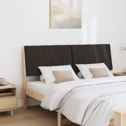 Tête de lit capitonnée Noir 150 cm Pin massif 627397627397