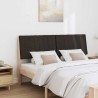 Tête de lit capitonnée Noir 150 cm Pin massif 627397627397