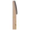 Tête de lit capitonnée Taupe 150 cm Pin massif 627403627403
