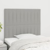 Tête de lit Gris clair 90x5x118/128 cm Tissu 627405627405