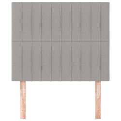 Tête de lit Gris clair 90x5x118/128 cm Tissu 627405627405