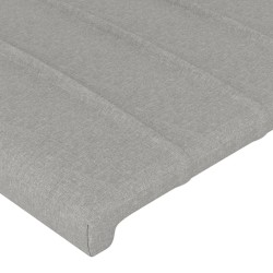 Tête de lit Gris clair 90x5x118/128 cm Tissu 627405627405