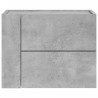 Tables de chevet murales 2 pcs gris béton 45x30x35 cm 627409627409