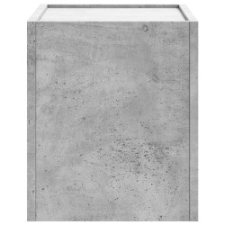 Tables de chevet murales 2 pcs gris béton 45x30x35 cm 627409627409