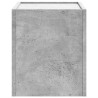 Tables de chevet murales 2 pcs gris béton 45x30x35 cm 627409627409