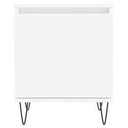 Tables de chevet 2 pcs blanc 40x30x50 cm bois d'ingénierie 627410627410