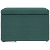 Tabouret Vert foncé 61 x 41 x 40 cm Tissu et bois stratifié 627411627411