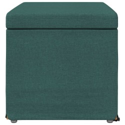 Tabouret Vert foncé 61 x 41 x 40 cm Tissu et bois stratifié 627411627411