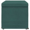 Tabouret Vert foncé 61 x 41 x 40 cm Tissu et bois stratifié 627411627411