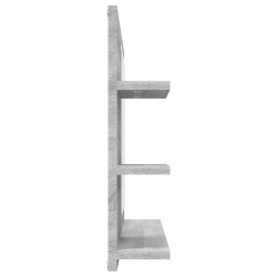 Miroir de bain Sonoma gris 60x10,5x45 cm Bois d'ingénierie 627413627413