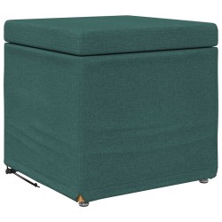 Tabouret Vert foncé 41 x 41 x 40 cm Tissu et bois stratifié 627416627416