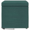 Tabouret Vert foncé 41 x 41 x 40 cm Tissu et bois stratifié 627416627416