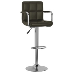 Tabourets de bar lot de 2 marron similicuir 627423627423