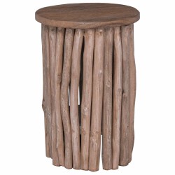 Tabouret Naturel 30 x 30 x 45 cm Bois de teck massif 627424627424
