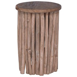 Tabouret Naturel 30 x 30 x 45 cm Bois de teck massif 627424627424
