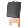 Table de massage pliable et tabouret 10 cm d'épaisseur Noir 627425627425