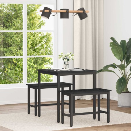 Table de salle à manger / Table de repas 70 x 70 x 75 cm MÉTAL 627426627426
