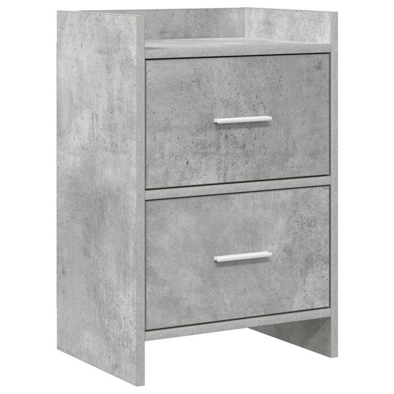 Tables de chevet Gris béton 40 x 30 x 60 cm Bois d'ingénierie 627427627427