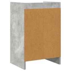 Tables de chevet Gris béton 40 x 30 x 60 cm Bois d'ingénierie 627427627427