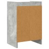 Tables de chevet Gris béton 40 x 30 x 60 cm Bois d'ingénierie 627427627427