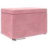 Tabouret Rose 61 x 41 x 40 cm Velours et Bois Composite 627428627428