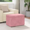 Tabouret Rose 61 x 41 x 40 cm Velours et Bois Composite 627428627428