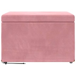 Tabouret Rose 61 x 41 x 40 cm Velours et Bois Composite 627428627428