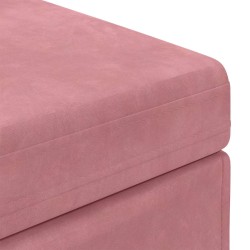 Tabouret Rose 61 x 41 x 40 cm Velours et Bois Composite 627428627428
