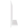 Miroir de salle de bain Blanc 60x10,5x37 cm Bois d’ingénierie 627431627431