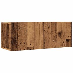 Meubles TV muraux 2 pcs vieux bois 80x30x30 cm 627432627432