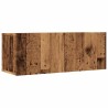 Meubles TV muraux 2 pcs vieux bois 80x30x30 cm 627432627432