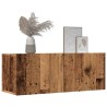 Meubles TV muraux 2 pcs vieux bois 80x30x30 cm 627432627432