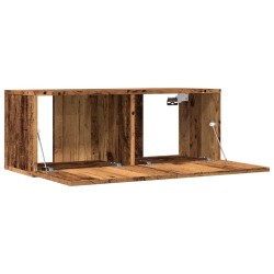 Meubles TV muraux 2 pcs vieux bois 80x30x30 cm 627432627432