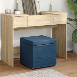 Tabouret Bleu 41 x 41 x 40 cm Tissu et bois stratifié 627440627440