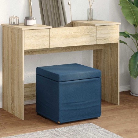 Tabouret Bleu 41 x 41 x 40 cm Tissu et bois stratifié 627440627440