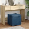 Tabouret Bleu 41 x 41 x 40 cm Tissu et bois stratifié 627440627440