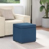 Tabouret Bleu 41 x 41 x 40 cm Tissu et bois stratifié 627440627440