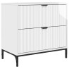 Table de chevet avec tiroir Blanc brillant 63,5 x 36 x 61 cm 627459627459