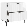 Table de chevet avec tiroir Blanc brillant 63,5 x 36 x 61 cm 627459627459