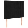 Tête de lit à LED Noir 80x5x118/128 cm Velours 627460627460