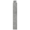 Tête de lit de rangement avec LED Gris béton Bois d'ingénierie 627462627462