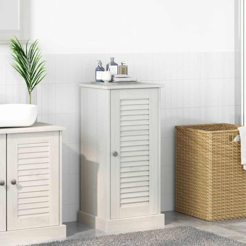 Armoire de salle de bain avec porte VIGO Blanc et Blanc Antique 627464627464